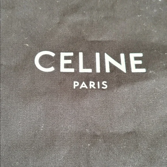 Celine Black Drawstring Bag or Dust bag for purse or shoes - Picture 2 of 3